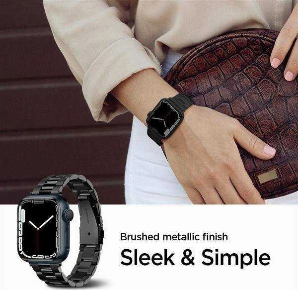 Išmaniojo laikrodžio Apple 4/5/6/7/8/SE dirželis, Juodos spalvos, 38/40/41mm