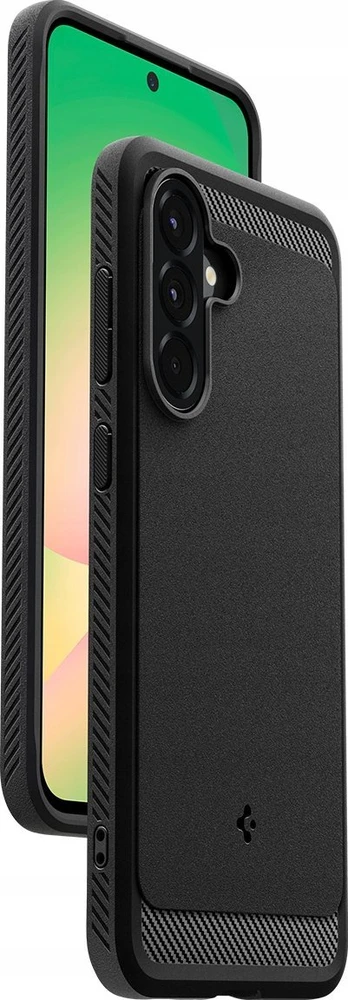 Spigen Rugged Armor, matinis dėklas telefonui juodos spalvos – Samsung Galaxy A56 5G