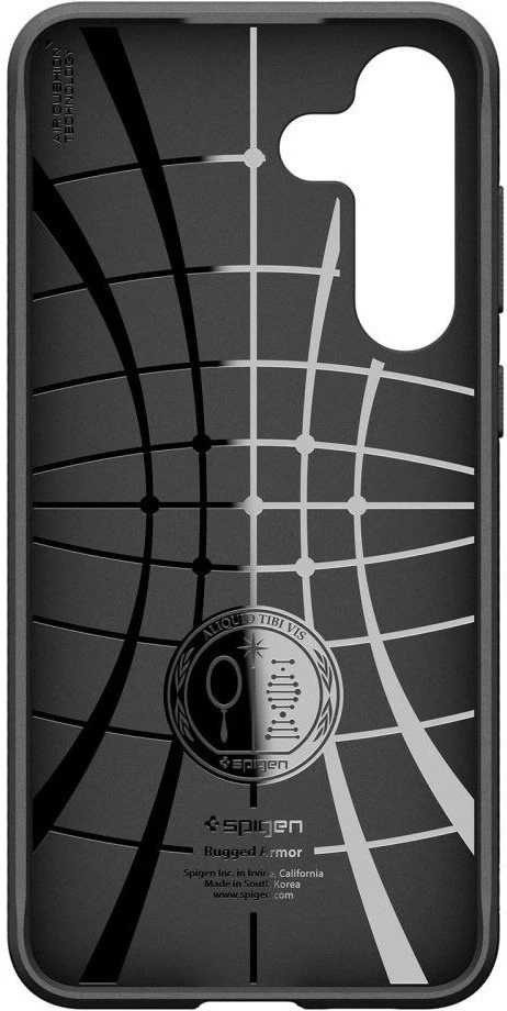 Dėklas „SPIGEN RUGGED ARMOR GALAXY S25 FE“ MATINĖ JUODA