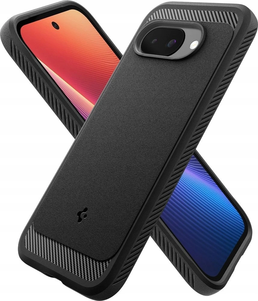 Spigen Rugged Armor Mag MagSafe dėklas, skirtas Google Pixel 9A – Matinis Juodas