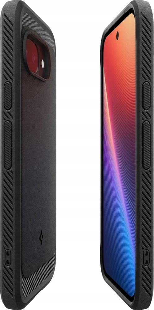 Spigen Rugged Armor Mag MagSafe dėklas, skirtas Google Pixel 9A – Matinis Juodas