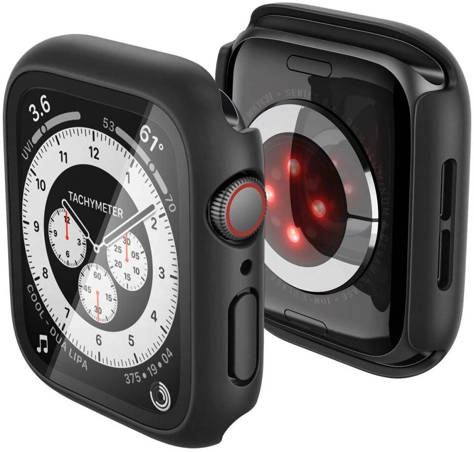 SPIGEN THIN FIT 360 WATCH 4 / 5 / 6 / SE 1 / 2 / 3 (44 MM) Juodas