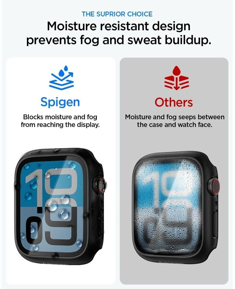 SPIGEN THIN FIT 360 WATCH 4 / 5 / 6 / SE 1 / 2 / 3 (44 MM) Juodas