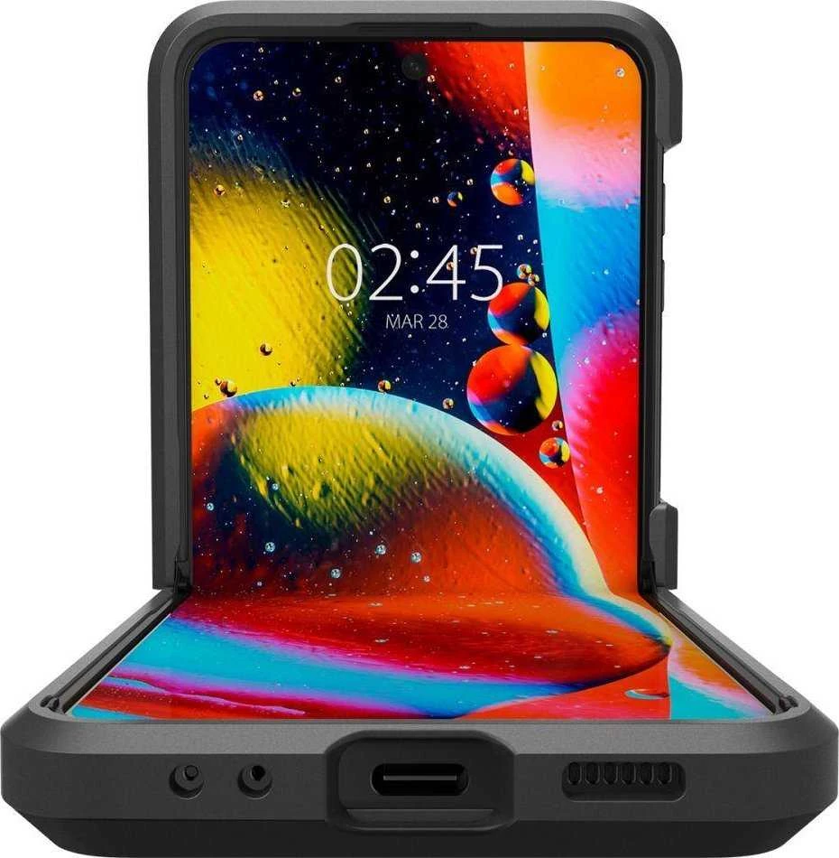 Dėklas Spigen TOUGH ARMOR GALAXY SU FLIP 4 Juodas