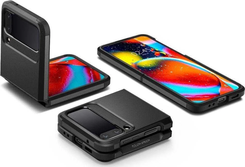 Dėklas Spigen TOUGH ARMOR GALAXY SU FLIP 4 Juodas