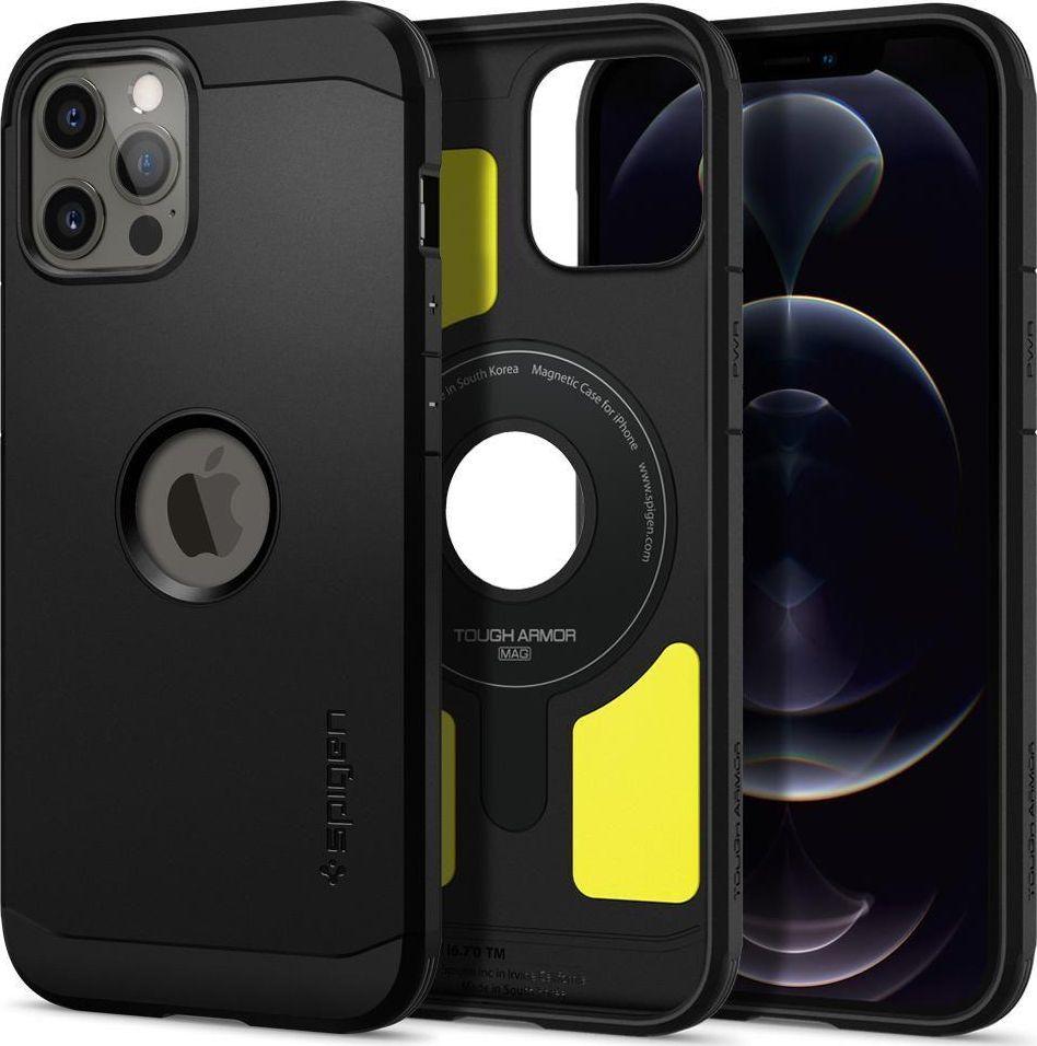 Spigen Tough Armor Mag Magsafe iPhone 12 Pro Max juodas | Varle.lt
