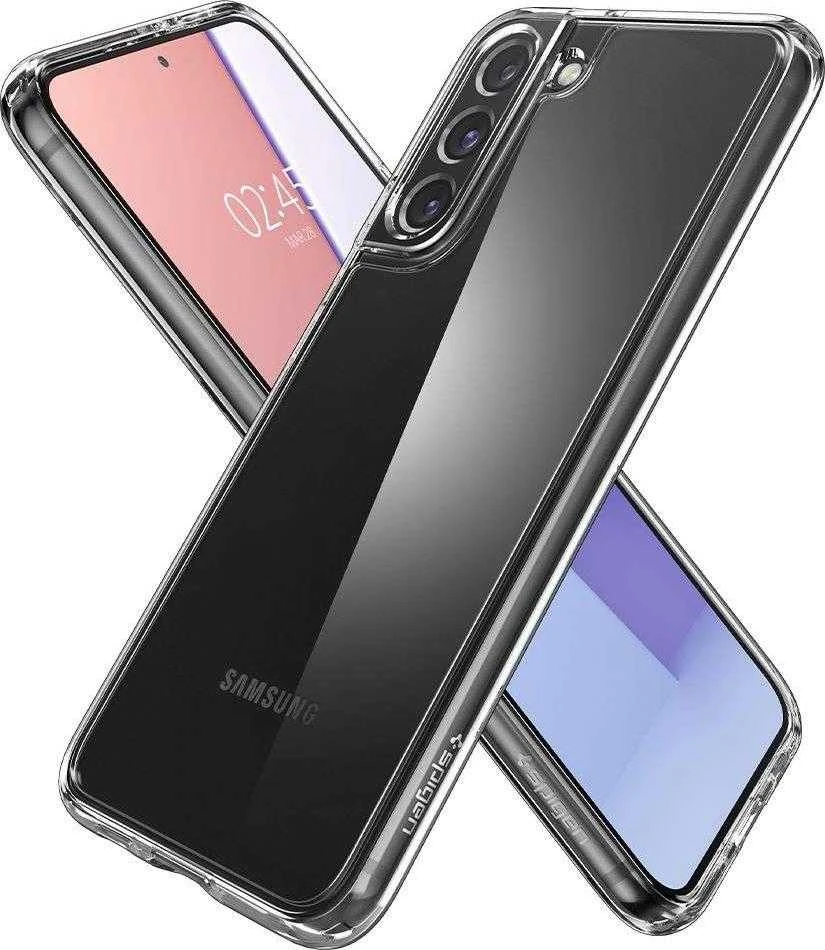 Dėklas SPIGEN ULTRA HYBRID GALAXY S22 CRYSTAL CLEAR