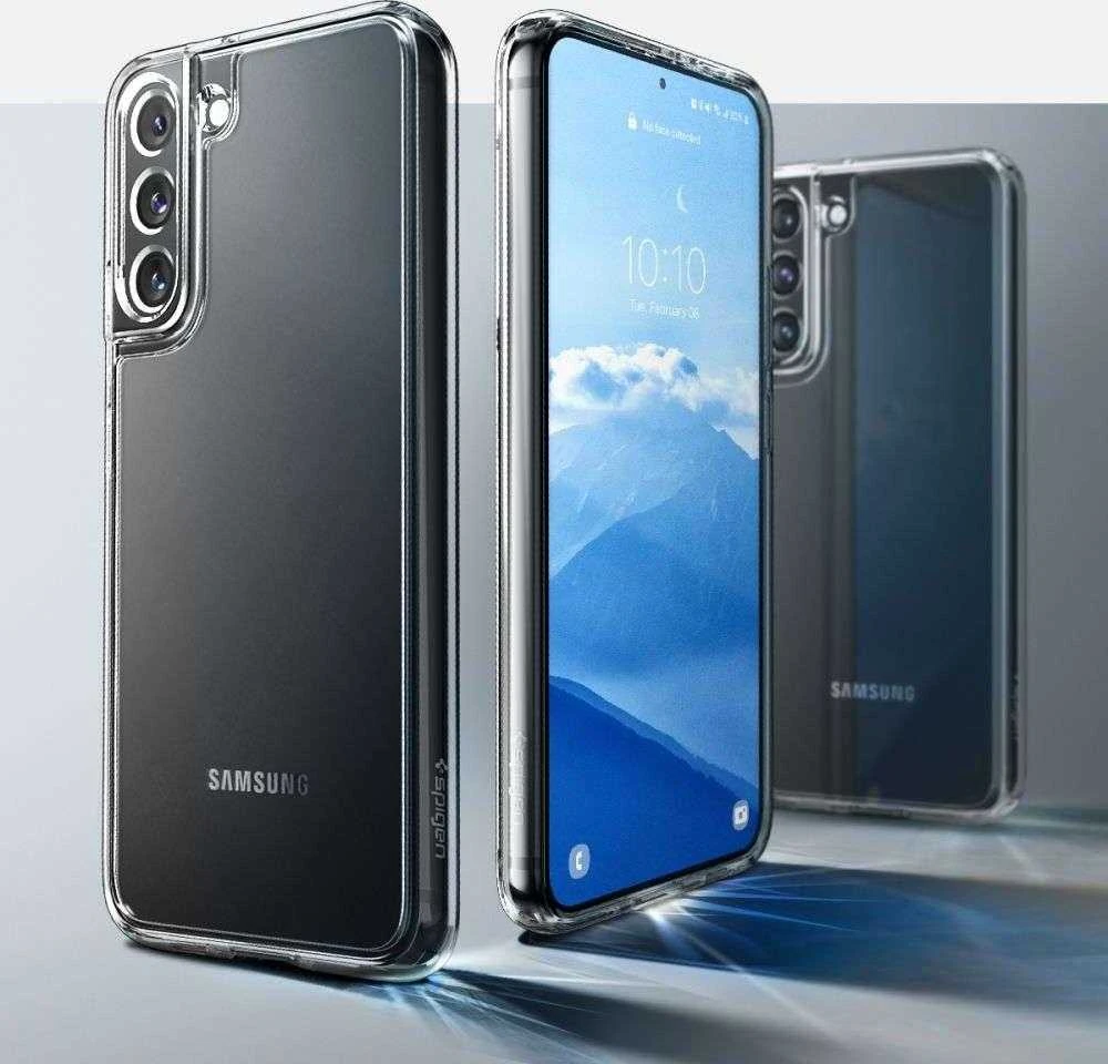 Dėklas SPIGEN ULTRA HYBRID GALAXY S22 CRYSTAL CLEAR