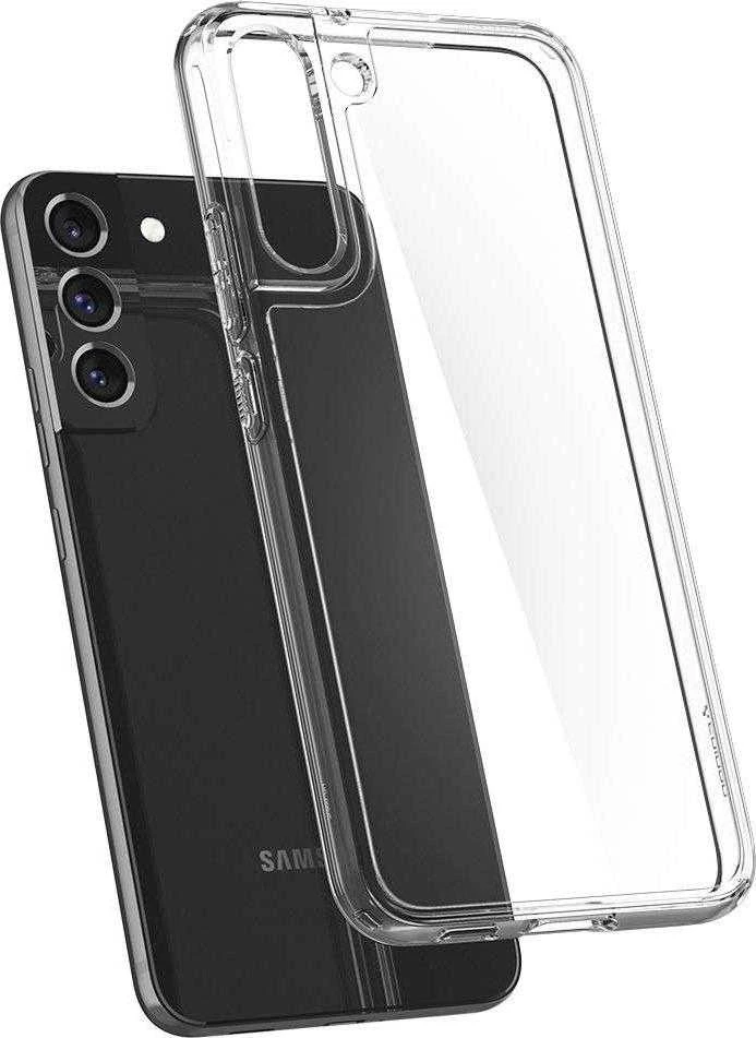 Dėklas SPIGEN ULTRA HYBRID GALAXY S22 CRYSTAL CLEAR