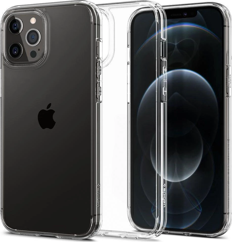 Dėklas Spigen SPIGEN ULTRA HYBRID IPHONE 12 PRO MAX CRYSTAL CLEAR
