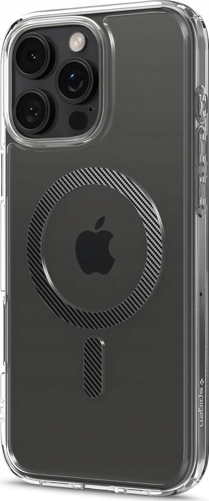 Spigen Ultra Hybrid Mag MagSafe – dėklas skirtas Apple iPhone 16 Pro Carbon Fiber