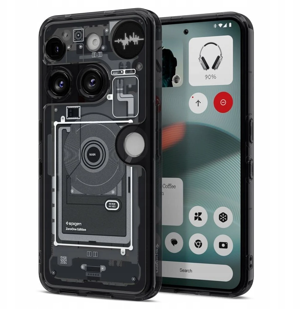 Spigen Ultra Hybrid dėklas skirtas Nothing Phone 3 Zero One – skaidrus