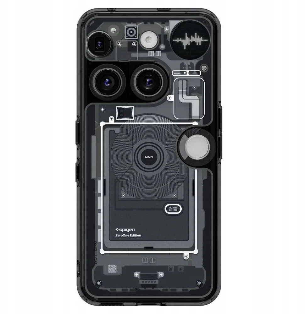 Spigen Ultra Hybrid dėklas skirtas Nothing Phone 3 Zero One – skaidrus