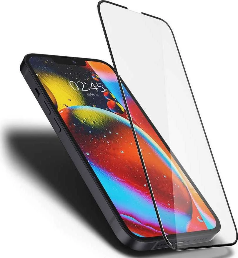 Spigen tR Slim HD 1 Pack, FC juodos spalvos – Apple iPhone 14 Plus/Apple iPhone 13 Pro Max