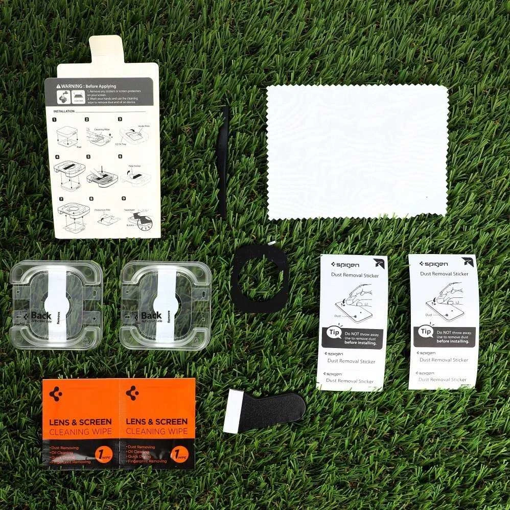 Apsauginis stiklas Spigen GLAS.TR „EZ Fit” 2-pack Apple Watch ULTRA (49 mm) skaidrus
