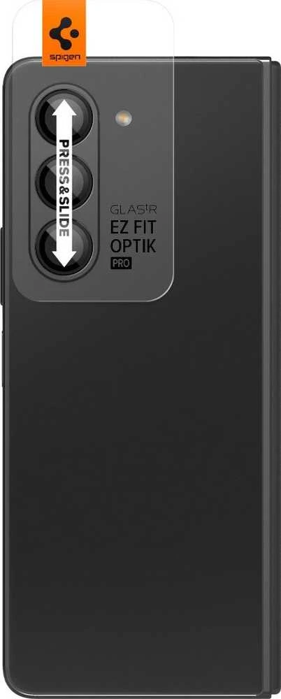 Spigen Glass tR EZ Fit Optik Pro 2 Pack, juodas - Samsung Galaxy Z Fold5