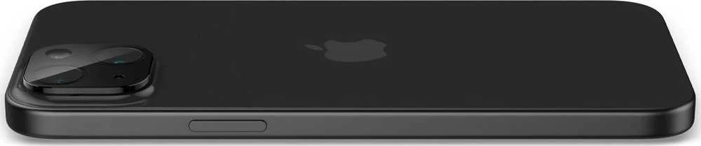 Spigen Glass tR Optik 2 vnt., juodos spalvos - iPhone 15/15 Plus/14/14 Plus
