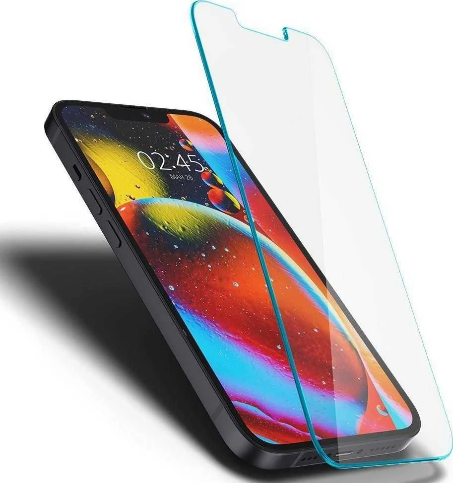 Apsauginis stiklas for iPhone 13 / 13 Pro / 14 with Spigen Glas.tR EZ FIT applicator (2 pcs.)