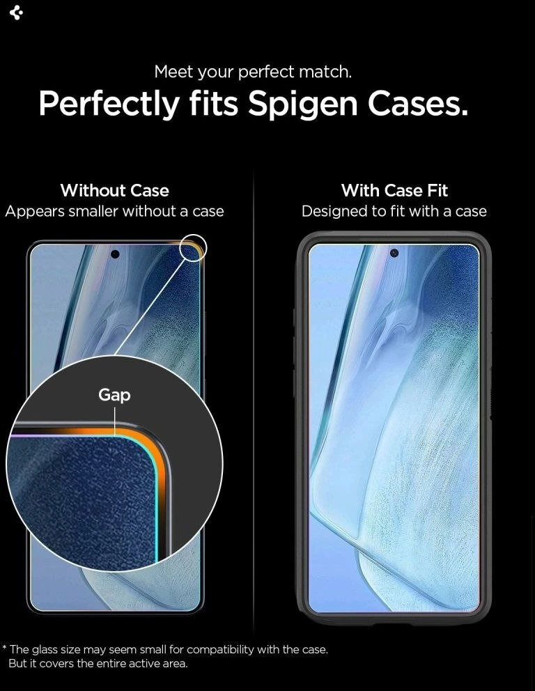Apsauginis stiklas Spigen GLAS.TR „EZ FIT PRO AC” ANTI REFLECTION 2-pack Samsung Galaxy S26 Clear