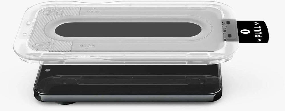 PRIVATUMĄ UŽTIKRINANTIS STIKLAS Spigen GLAS.TR EZ FIT PRO AC 2-PACK GOOGLE PIXEL 9 PRO XL / 10 PRO XL / 11 PRO XL PRIVACY