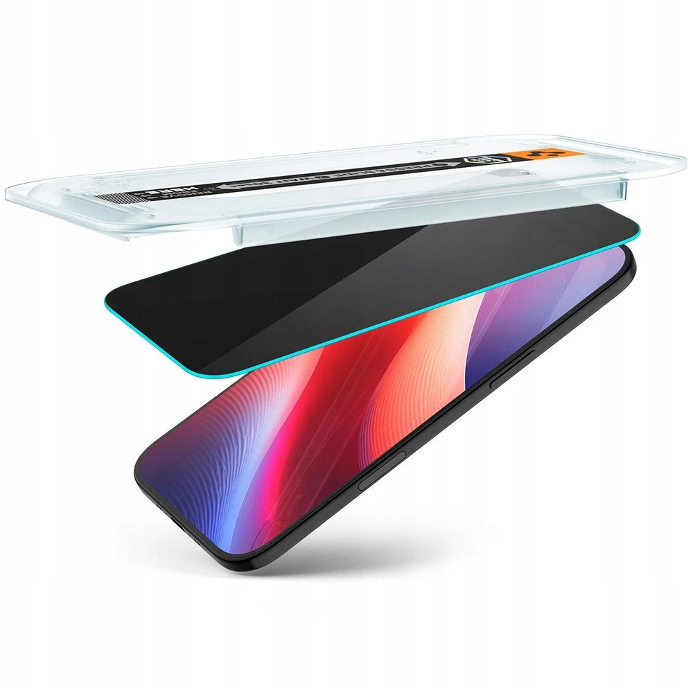 Ekrano apsauginis stiklas Spigen Glass tR EZ Fit (Privacy) 2 Pack, transparency - iPhone Air
