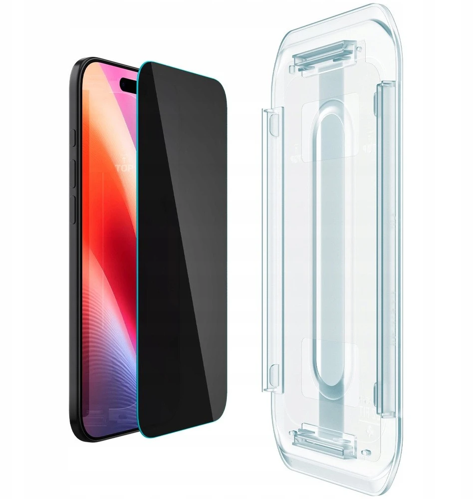 Ekrano apsauginis stiklas Spigen Glass tR EZ Fit (Privacy) 2 Pack, transparency - iPhone Air
