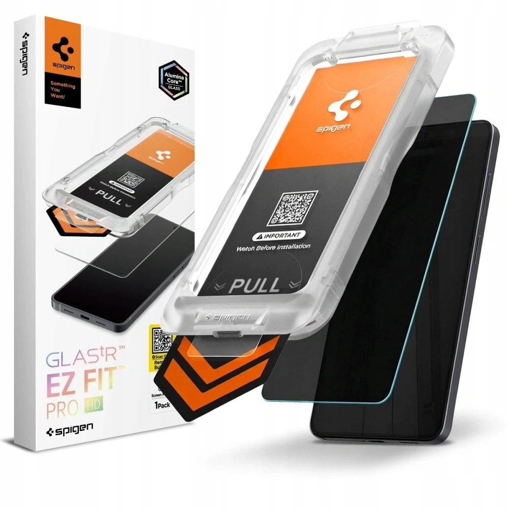Privatumą užtikrinantis stiklas Spigen GLAS.TR „EZ FIT PRO AC” HD Samsung Galaxy S26 PRIVACY