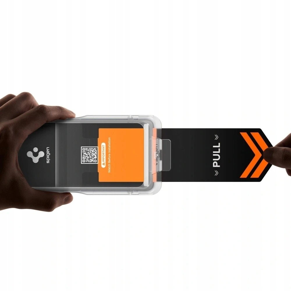 „Spigen Glass tR EZ Fit Pro HD“ (privatumo) 2 vnt., skaidrūs – „Samsung Galaxy S26“