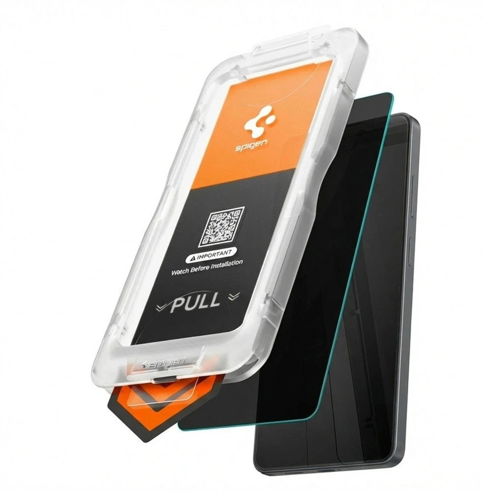 Privatumą užtikrinantis stiklas Spigen GLAS.TR „EZ FIT PRO AC” HD Samsung Galaxy S26 PRIVACY