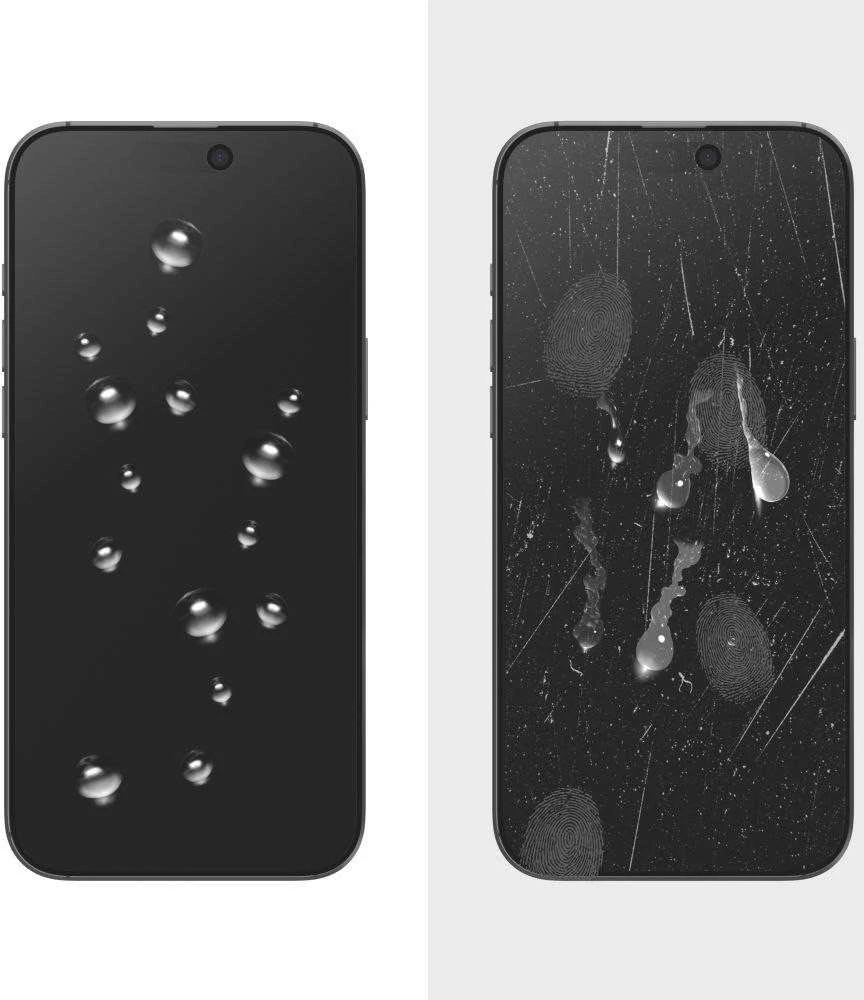 „Tech-Protect Glass Spy+“ 2 vnt. privatumo stiklų, skirtų „Samsung Galaxy S25 Edge“, pakuotėje