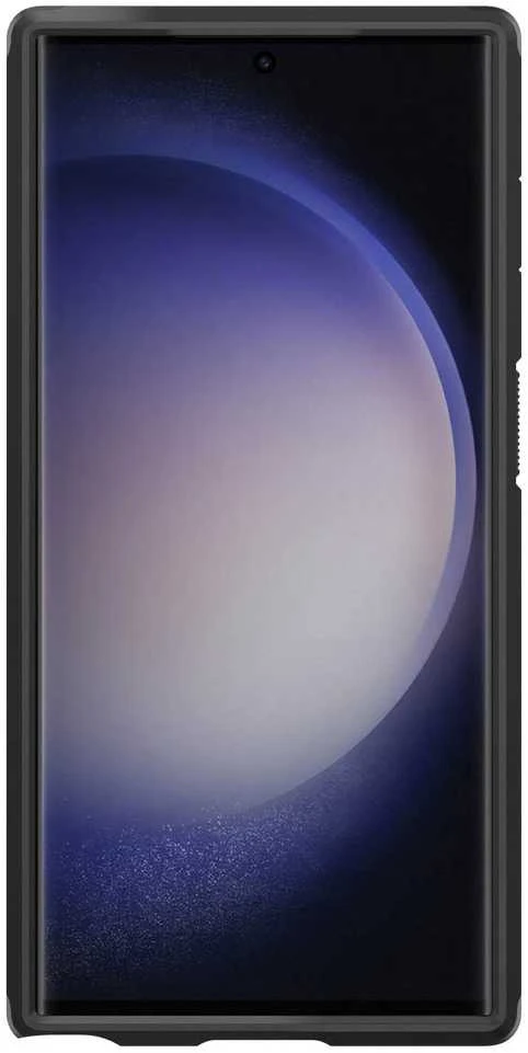 Spigen Tough Armor dėklas skirtas Samsung Galaxy S23 Ultra, spalva - Juoda