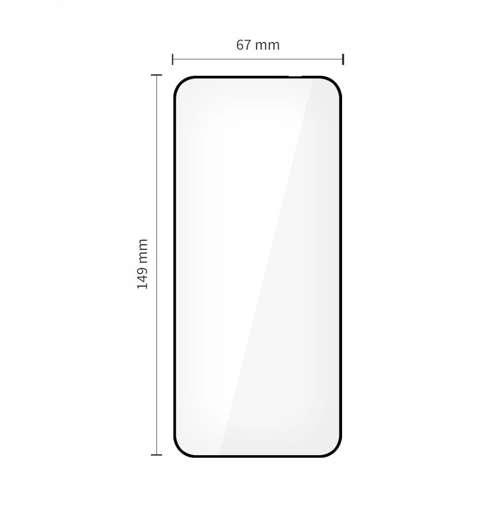 Tech-Protect Glass Fit+ 2-pack apsauginis stiklas skirtas Motorola Edge 50 Neo / 60 Neo – juodas