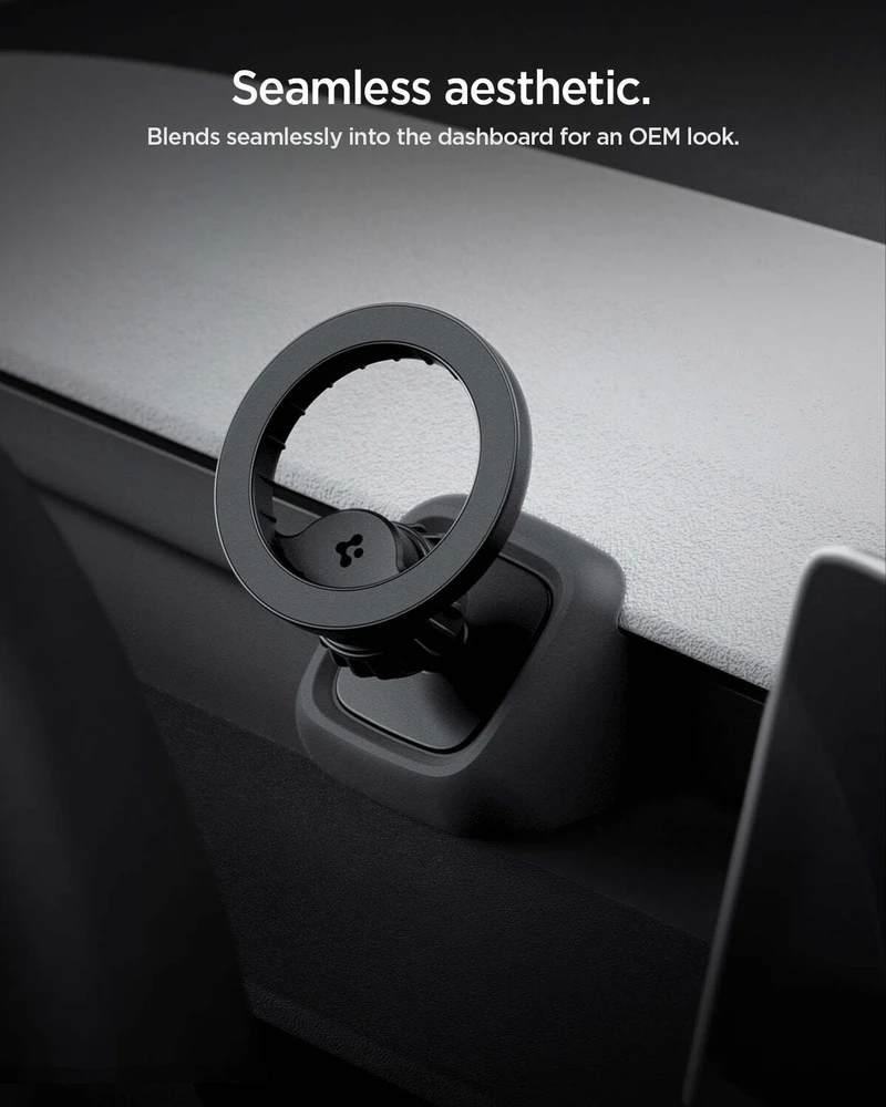 Spigen Tesla Airvent MagSafe laikiklis TAM100, juodas - Tesla Model 3(2024)/Y(Juniper)