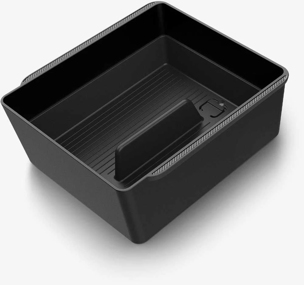 Spigen Tesla porankio konsolės organizatorius, juodas - Tesla Model 3 2024