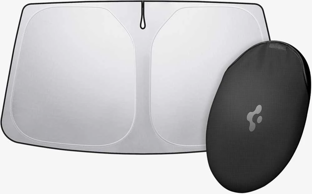Spigen Tesla automobilio priekinio stiklo saulės skydelis, juodas - Tesla Model X