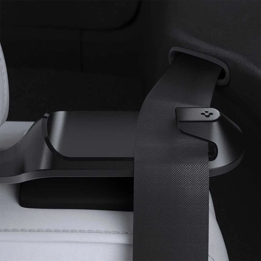 Spigen Tesla galinės sėdynės saugos diržo laikiklis, juodas - Tesla Model Y