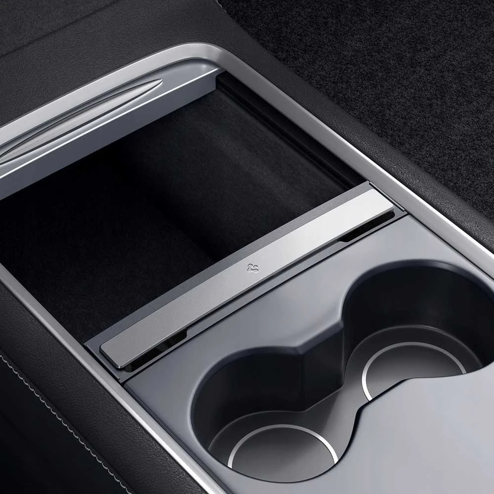 Spigen Tesla kabelių organizavimo stotelė, juoda - Tesla Model Y/3