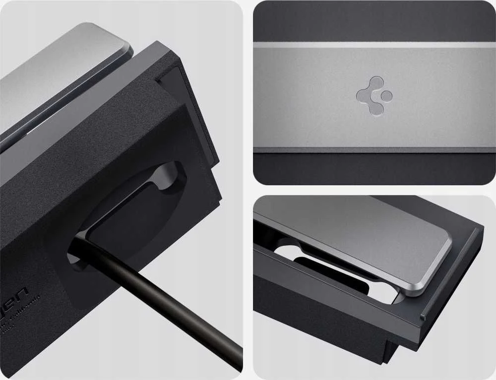 Spigen Tesla kabelių organizavimo stotelė, juoda - Tesla Model Y/3