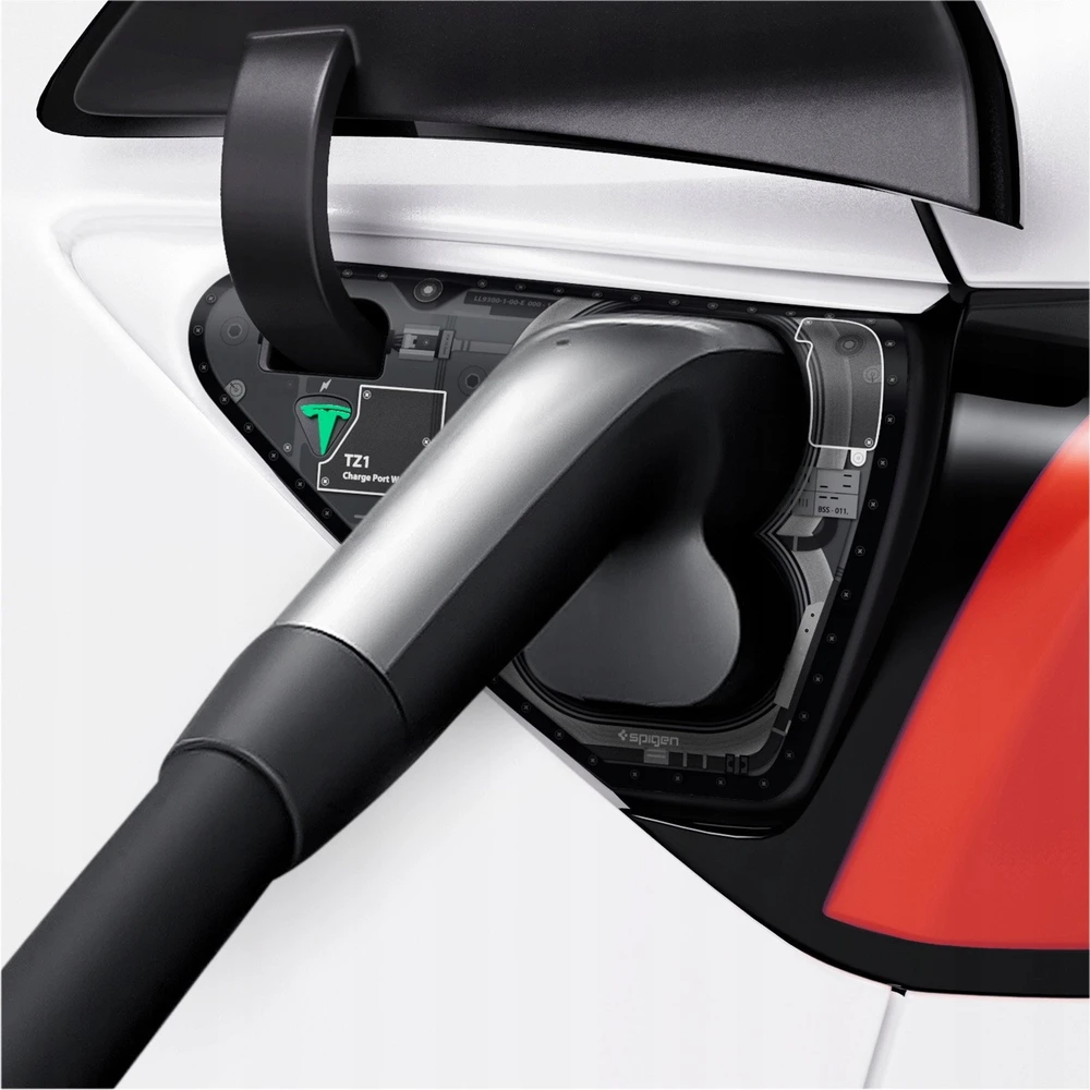 Spigen Tesla įkrovimo lizdo apsauga, zero one - Tesla Model Y/3