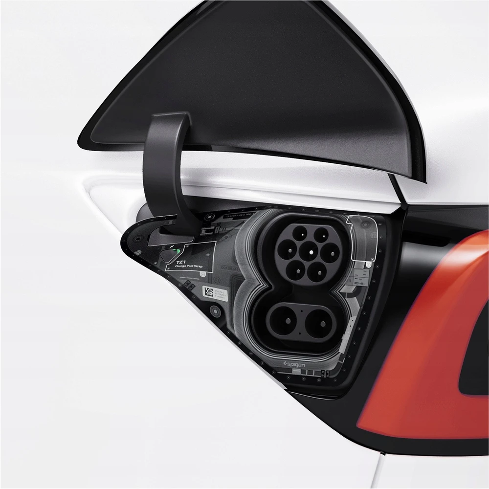 Spigen Tesla įkrovimo lizdo apsauga, zero one - Tesla Model Y/3