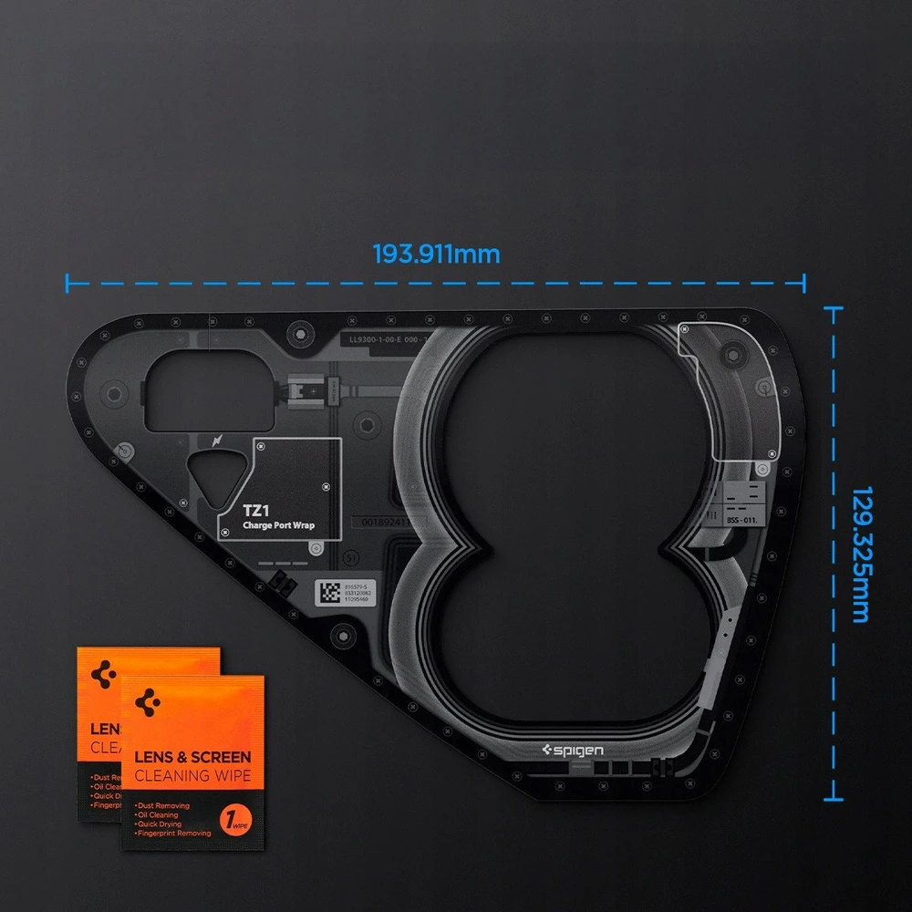Spigen Tesla įkrovimo lizdo apsauga, zero one - Tesla Model Y/3