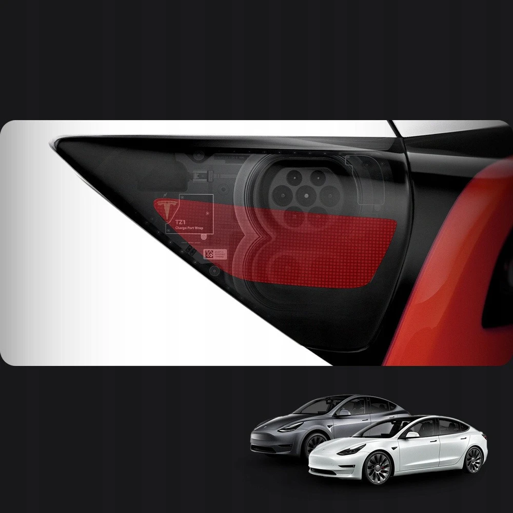 Spigen Tesla įkrovimo lizdo apsauga, zero one - Tesla Model Y/3