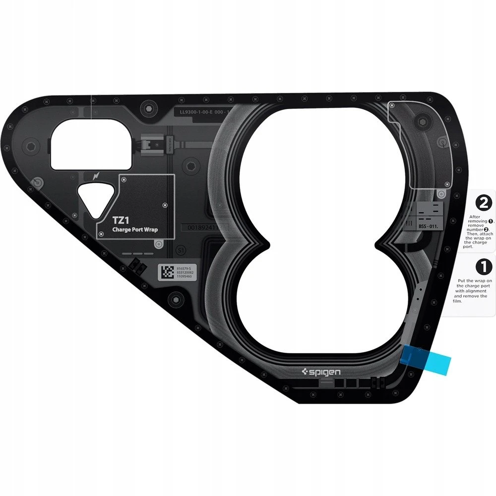 Spigen Tesla įkrovimo lizdo apsauga, zero one - Tesla Model Y/3