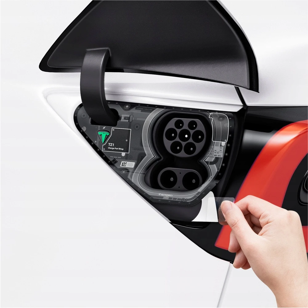 Spigen Tesla įkrovimo lizdo apsauga, zero one - Tesla Model Y/3