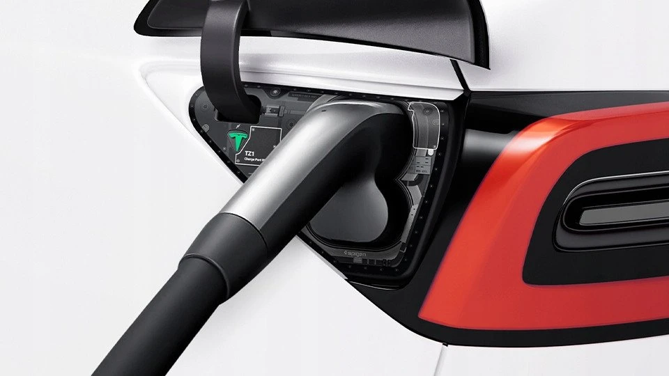 Spigen Tesla įkrovimo lizdo apsauga, zero one - Tesla Model Y/3
