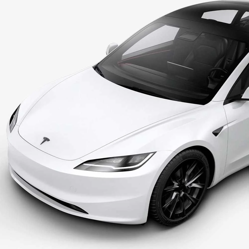 Spigen Tesla priekinės emblemos pilnas dangtelis, juodas - Tesla Model 3 2024