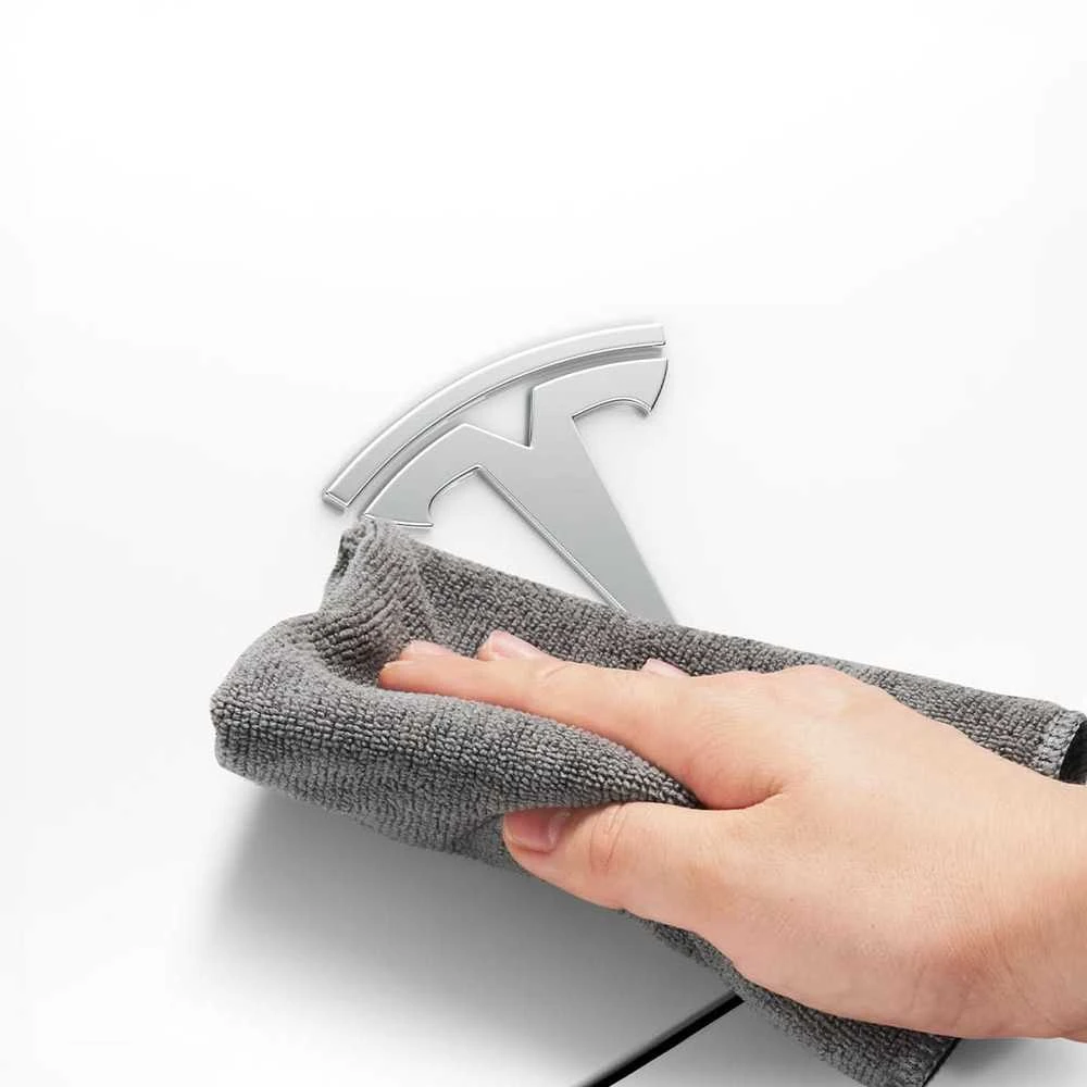 Spigen Tesla priekinės emblemos pilnas dangtelis, juodas - Tesla Model 3 2024