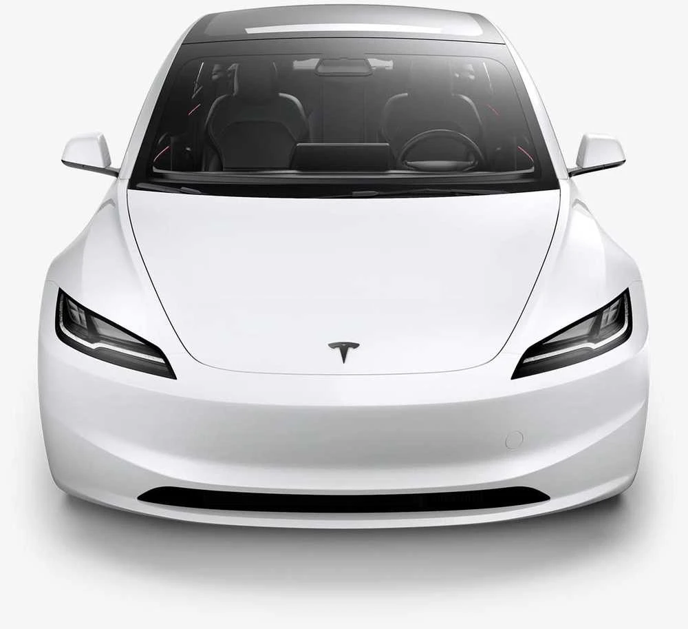 Spigen Tesla priekinės emblemos pilnas dangtelis, juodas - Tesla Model 3 2024