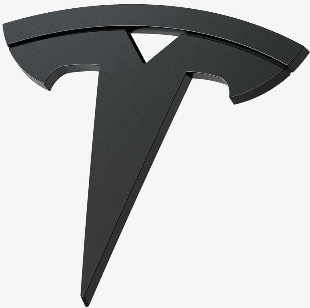 Spigen Tesla priekinės emblemos pilnas dangtelis, juodas - Tesla Model 3 2024