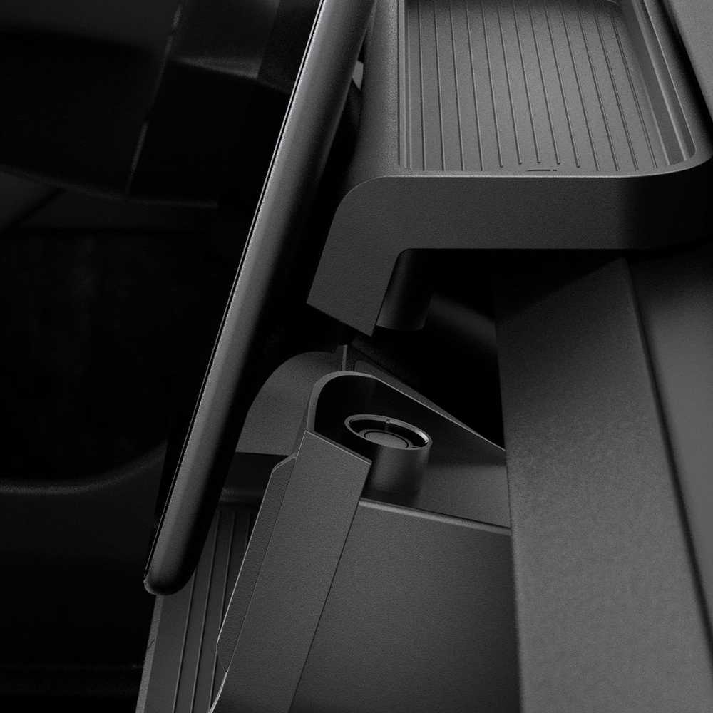 Spigen ekrano apačios laikymo organizatorius, juodas - Tesla Model 3 2024